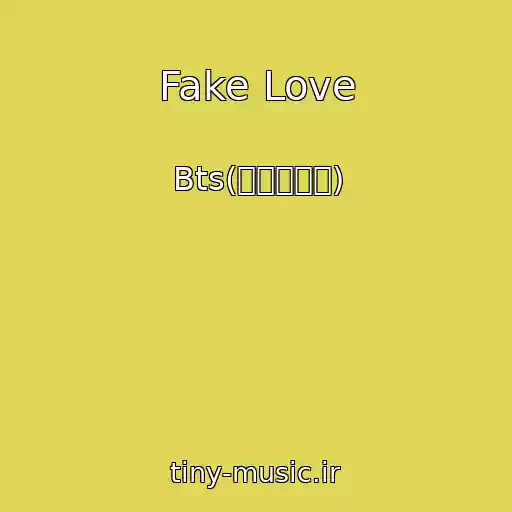 کاور آهنگ Fake Love از Bts(방탄소년단)