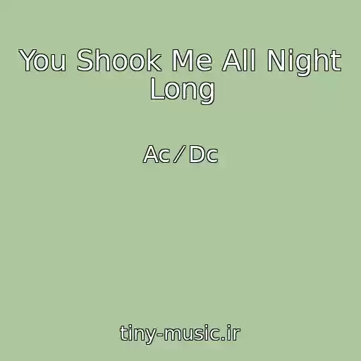 کاور آهنگ You Shook Me All Night Long از Ac ⁄ Dc