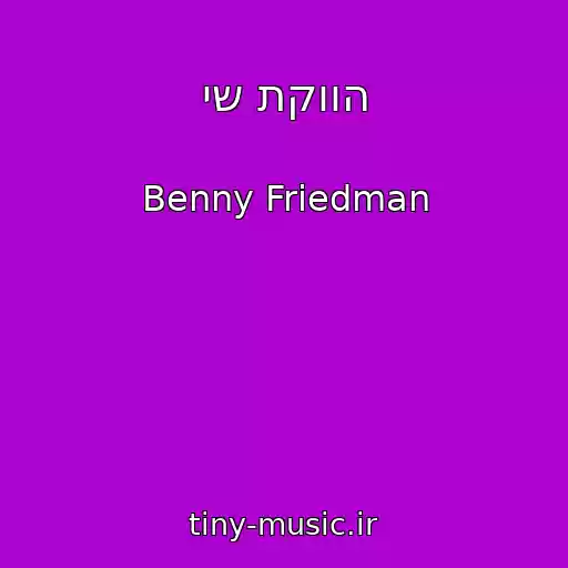 کاور آهنگ יש תקווה از Benny Friedman