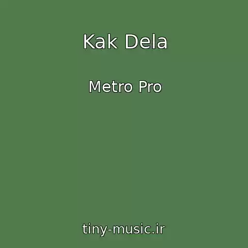کاور آهنگ Kak Dela از Metro Pro