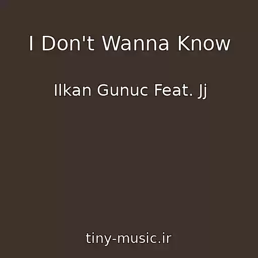 کاور آهنگ I Don't Wanna Know از Ilkan Gunuc Feat. Jj