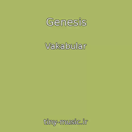 کاور آهنگ Genesis از Vakabular