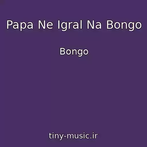 کاور آهنگ Papa Ne Igral Na Bongo از Bongo