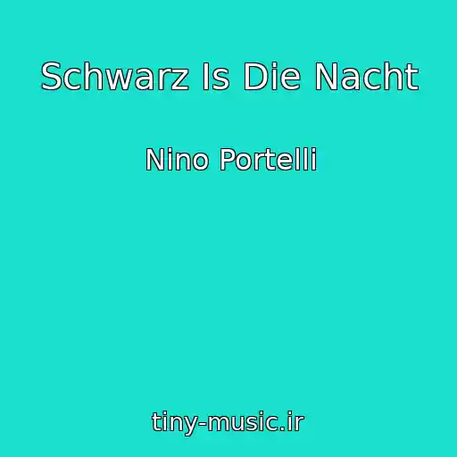 کاور آهنگ Schwarz Is Die Nacht از Nino Portelli