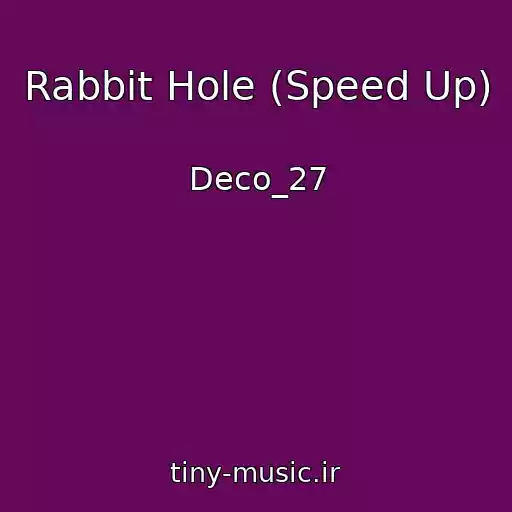 کاور آهنگ Rabbit Hole (Speed Up) از Deco_27