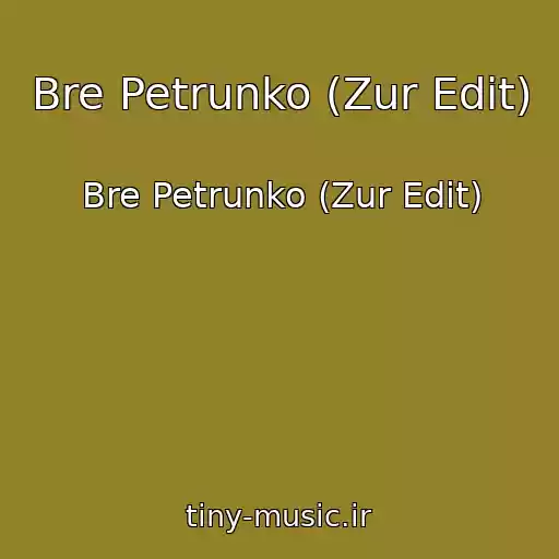 کاور آهنگ Bre Petrunko (Zur Edit) از Bre Petrunko (Zur Edit)