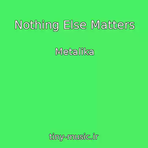 کاور آهنگ Nothing Else Matters از Metalіka