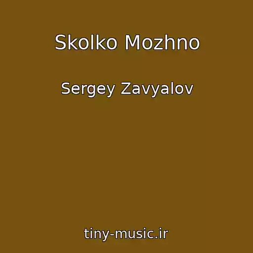 کاور آهنگ Skolko Mozhno از Sergey Zavyalov