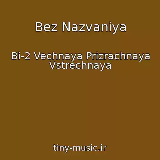 کاور آهنگ Bez Nazvaniya از Bi-2 Vechnaya Prizrachnaya Vstrechnaya