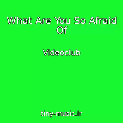 کاور آهنگ What Are You So Afraid Of از Videoclub