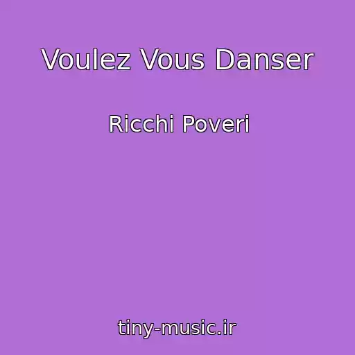 کاور آهنگ Voulez Vous Danser از Ricchi Poveri