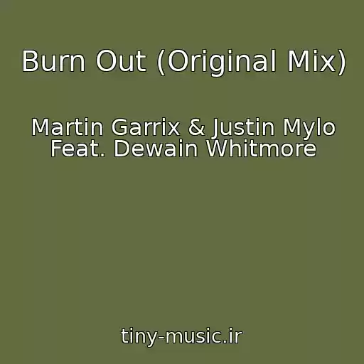 کاور آهنگ Burn Out (Original Mix) از Martin Garrix & Justin Mylo Feat. Dewain Whitmore