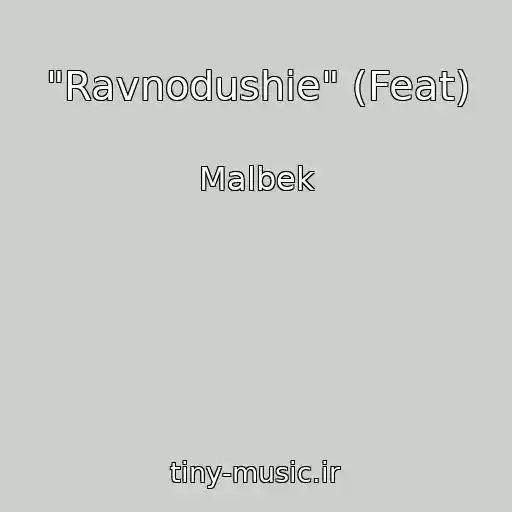 کاور آهنگ "Ravnodushie" (Feat) از Malbek
