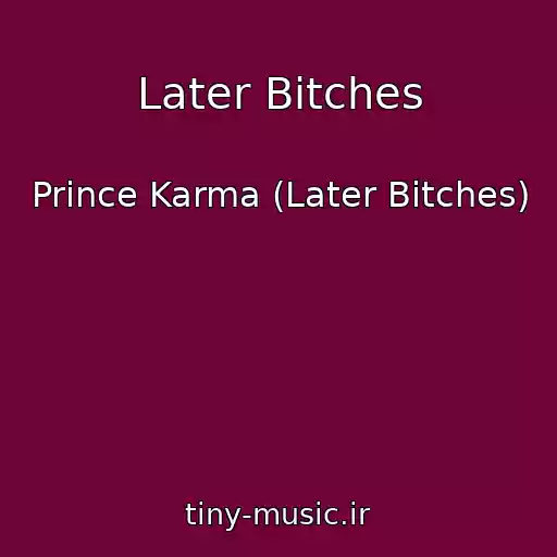 کاور آهنگ Later Bitches از Prince Karma (Later Bitches)