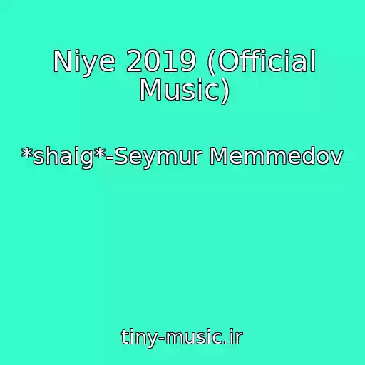 کاور آهنگ Niye 2019 (Official Music) از *shaig*-Seymur Memmedov