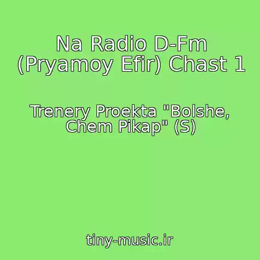کاور آهنگ Na Radio D-Fm (Pryamoy Efir) Chast 1 از Trenery Proekta "Bolshe, Chem Pikap" (S)