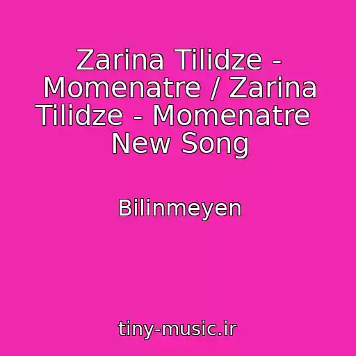 کاور آهنگ Zarina Tilidze - Momenatre / Zarina Tilidze - Momenatre  New Song از Bilinmeyen