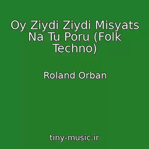 کاور آهنگ Oy Zіydi Zіydi Mіsyats Na Tu Poru (Folk Techno) از Roland Orban