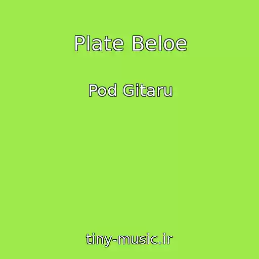 کاور آهنگ Plate Beloe از Pod Gitaru