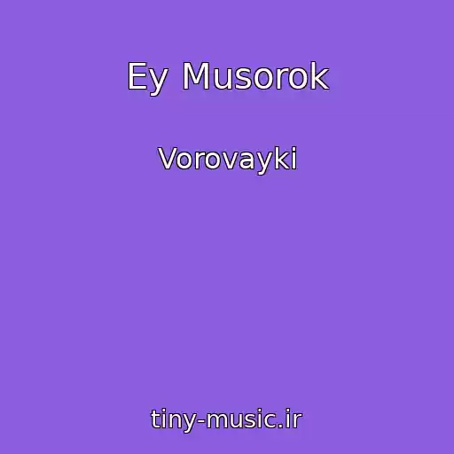 کاور آهنگ Ey Musorok از Vorovayki