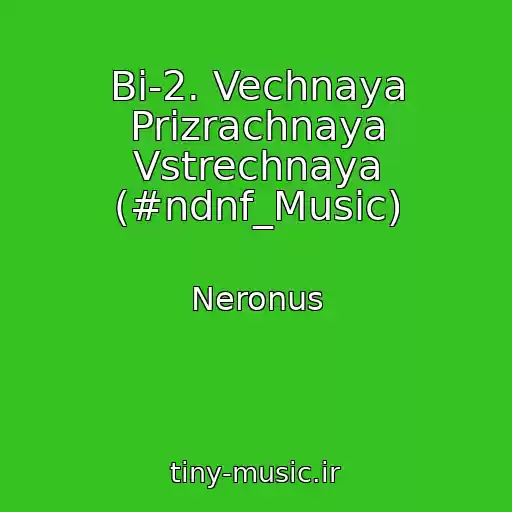 کاور آهنگ Bi-2. Vechnaya Prizrachnaya Vstrechnaya (#ndnf_Music) از Neronus