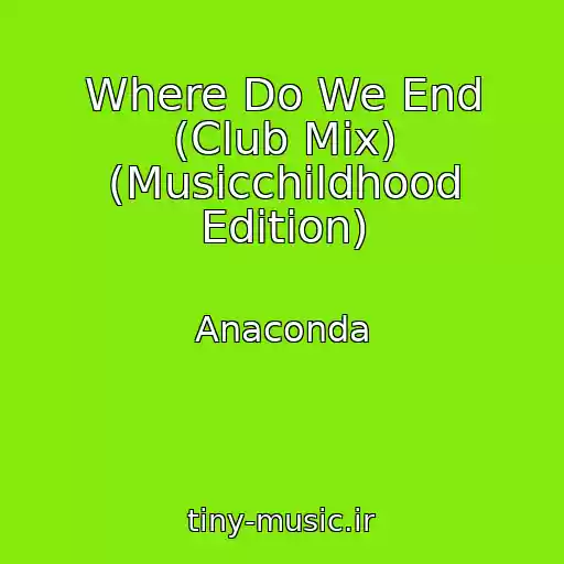 کاور آهنگ Where Do We End (Club Mix) (Musicchildhood Edition) از Anaconda