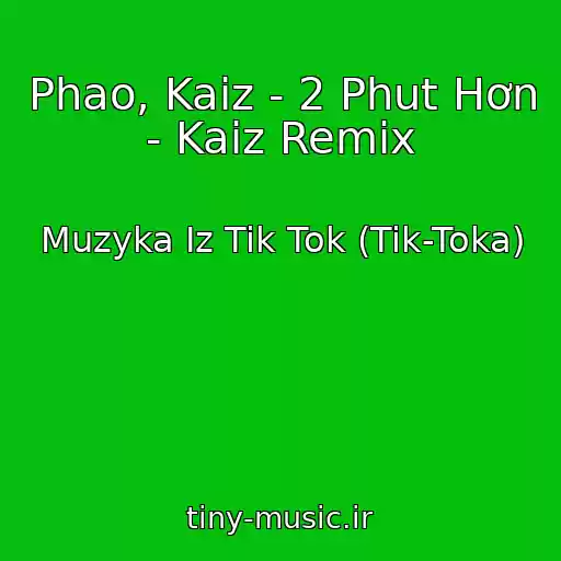 کاور آهنگ Phao, Kaiz - 2 Phut Hơn - Kaiz Remix از Muzyka Iz Tik Tok (Tik-Toka)