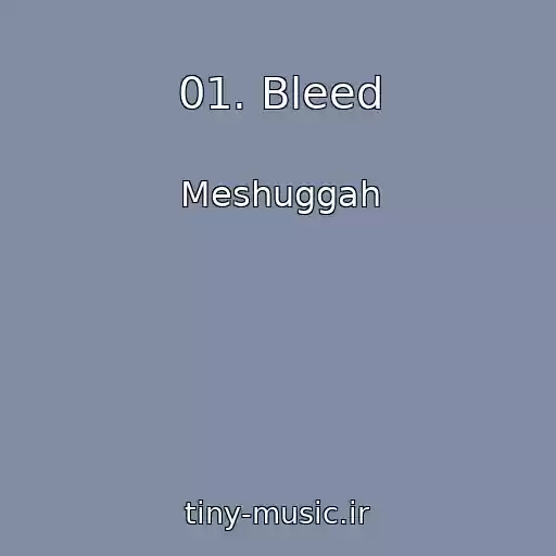 کاور آهنگ 01. Bleed از Meshuggah