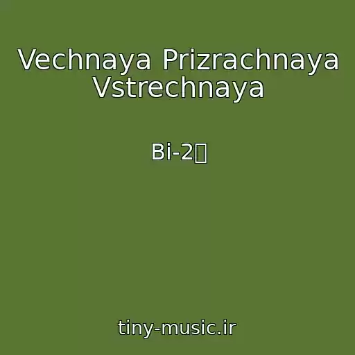 کاور آهنگ Vechnaya Prizrachnaya Vstrechnaya از Bi-2맠