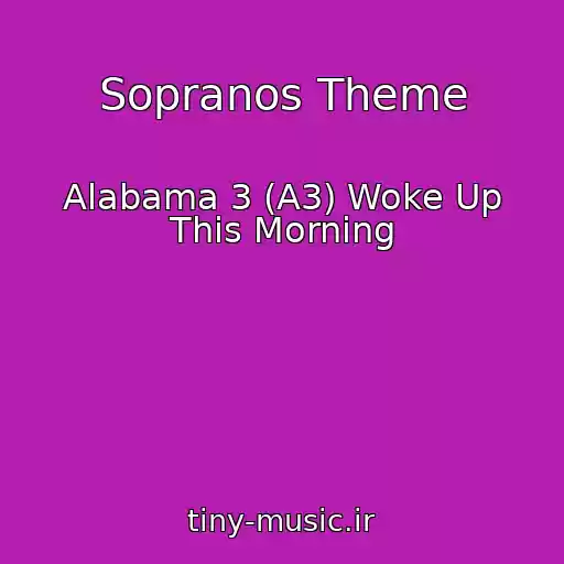 کاور آهنگ Sopranos Theme از Alabama 3 (A3) Woke Up This Morning