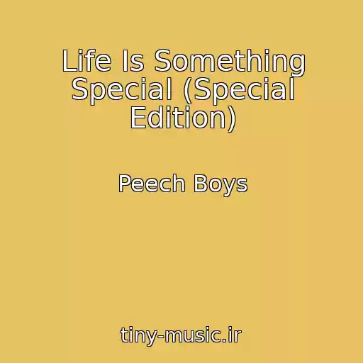 کاور آهنگ Life Is Something Special (Special Edition) از Peech Boys