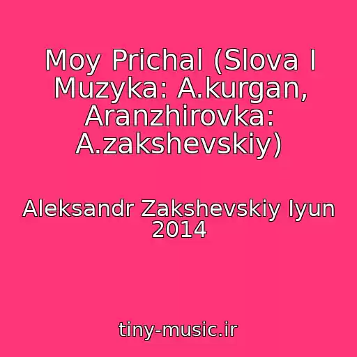 کاور آهنگ Moy Prichal (Slova I Muzyka: A.kurgan, Aranzhirovka: A.zakshevskiy) از Aleksandr Zakshevskiy Iyun 2014