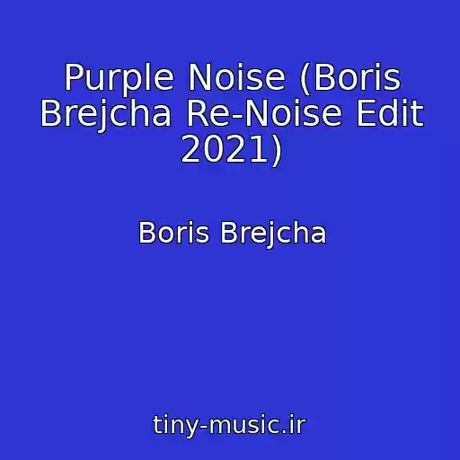 کاور آهنگ Purple Noise (Boris Brejcha Re-Noise Edit 2021) از Boris Brejcha