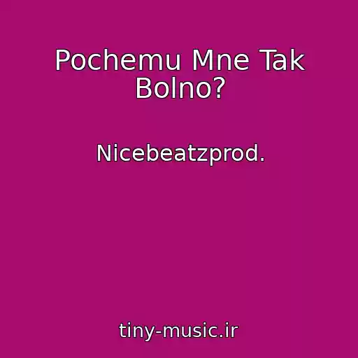 کاور آهنگ Pochemu Mne Tak Bolno? از Nicebeatzprod.
