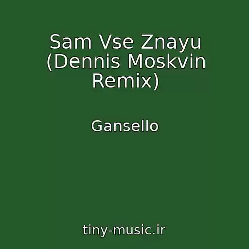 کاور آهنگ Sam Vse Znayu (Dennis Moskvin Remix) از Gansello