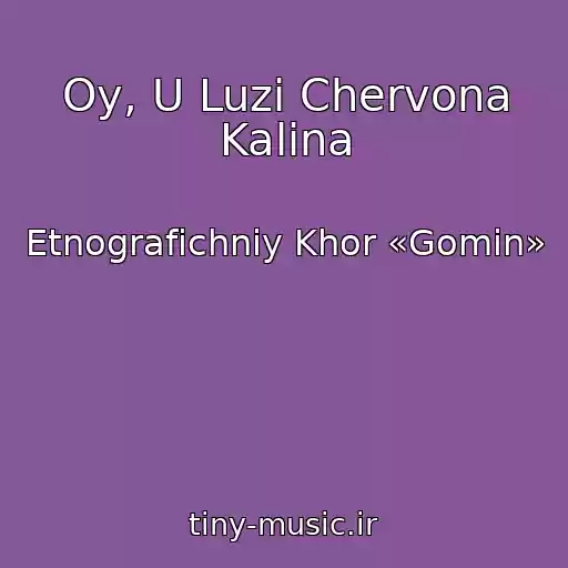کاور آهنگ Oy, U Luzі Chervona Kalina از Etnografіchniy Khor «Gomіn»