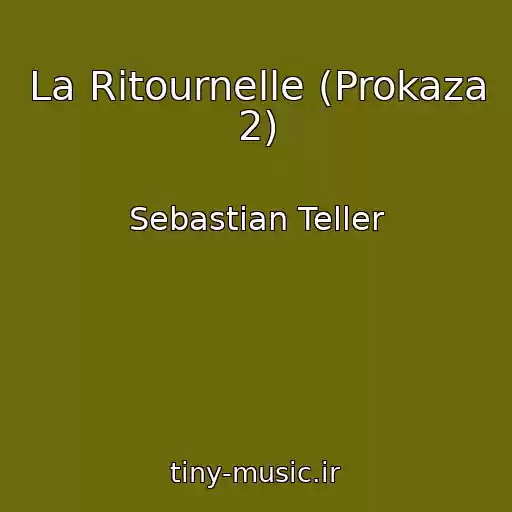 کاور آهنگ La Ritournelle (Prokaza 2) از Sebastian Teller