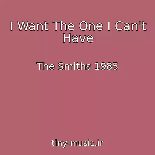 کاور آهنگ I Want The One I Can't Have از The Smiths 1985
