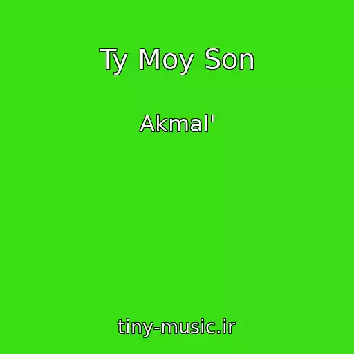 کاور آهنگ Ty Moy Son از Akmal'