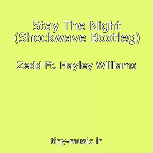 کاور آهنگ Stay The Night (Shockwave Bootleg) از Zedd Ft. Hayley Williams