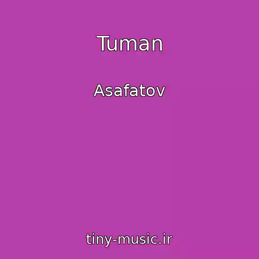 کاور آهنگ Tuman از Asafatov