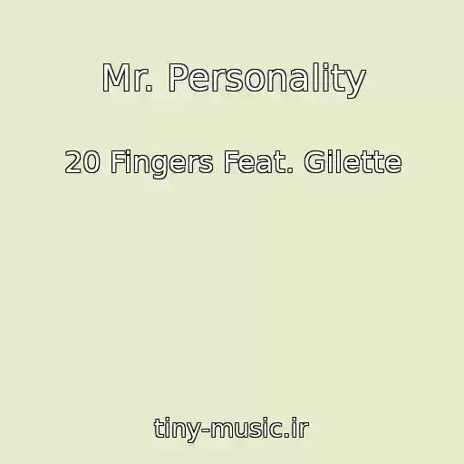 کاور آهنگ Mr. Personality از 20 Fingers Feat. Gilette