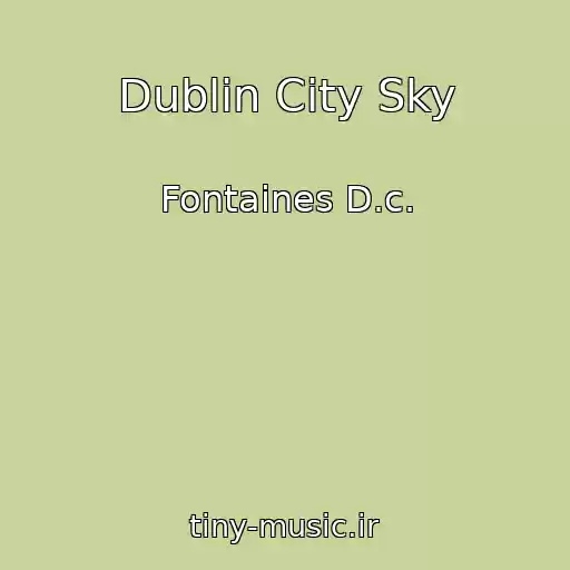 کاور آهنگ Dublin City Sky از Fontaines D.c.