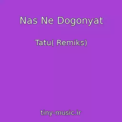 کاور آهنگ Nas Ne Dogonyat از Tatu( Remiks)