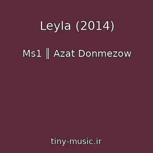 کاور آهنگ Leyla (2014) از Ms1 ║ Azat Donmezow