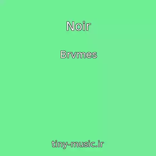 کاور آهنگ Noir از Brvmes