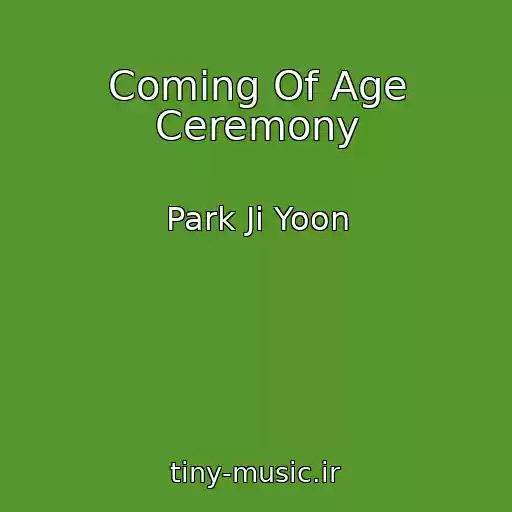 کاور آهنگ Coming Of Age Ceremony از Park Ji Yoon