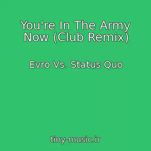 کاور آهنگ You're In The Army Now (Club Remix) از Evro Vs. Status Quo