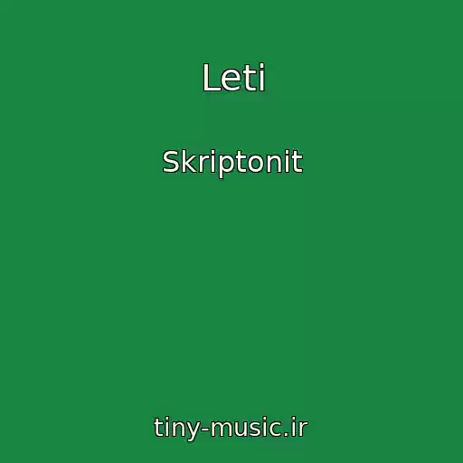 کاور آهنگ Leti از Skriptonit