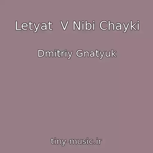 کاور آهنگ Letyat  V Nibi Chayki از Dmitriy Gnatyuk